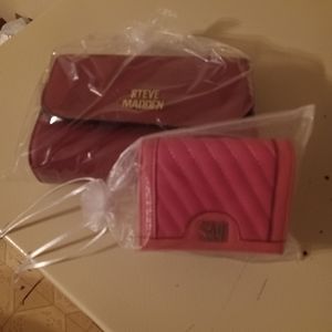 Steve Madden Crossbody Bag with SM Wallet!--NEVER USED!